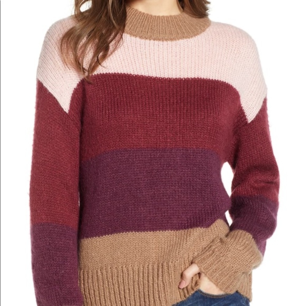 Rebecca Minkoff Color block sweater xxs